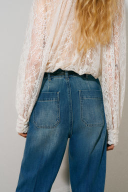 Straight High Waist Jeans - H&m фото 7