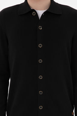 Мужской черный базовый трикотаж кардиган Неожиданная скидка в корзине - U.s. polo assn фото 6