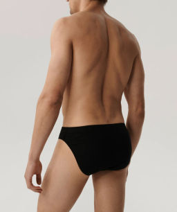 ATLANTIC 3BMP-322 Трусы спорт Basic - набор 3 шт. черный фото 4