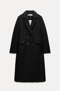 ZW COLLECTION WOOL BLEND COAT - Zara фото 6