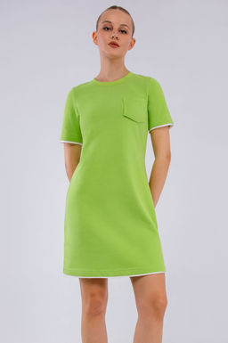 Арт. 8503 Платье женское 42-48 (4 шт) Цвет:салатовый