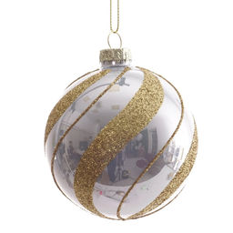 Украшение новогоднее "Шар", L8 W8 H9 см, 3в.