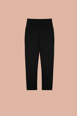 Siyah K?z Cocuk Basic Orme Tayt TKDSS24TA00008 - Trendyolmilla фото 4