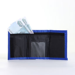 Кошелёк детский на липучке «Выбражулька», голубой