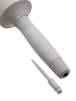 Kristaller Термобрашинг для укладки волос / Ceramic + Ionic TG-X27/53, 53 мм, серый