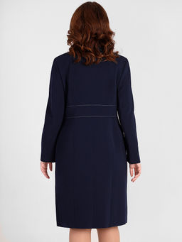 ЭЛЬЗА 1021.1.С1 Платье+ тренч+ брошь - Almond фото 5