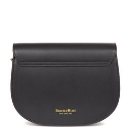 CZ17230 black  женская кожаная сумка "кросс-боди" Barcelo Biagi