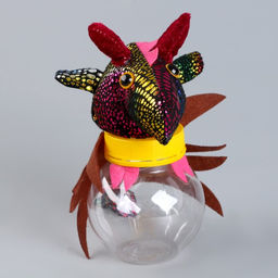 Цена за 5 шт. Конфетница «Динозавр», 18 см, цвета МИКС