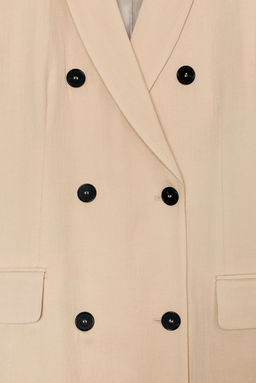 ABRIGO FLUIDO CRUZADO ZW COLLECTION / Beige - Zara фото 9