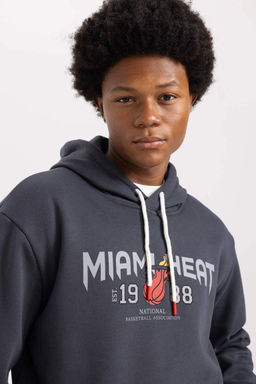 DeFactoFit NBA Miami Heat Толстовка стандартного кроя с капюшоном  фото 5