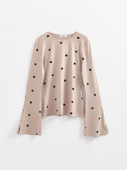 CONTE LD 3147 Джемпер женский beige-dots