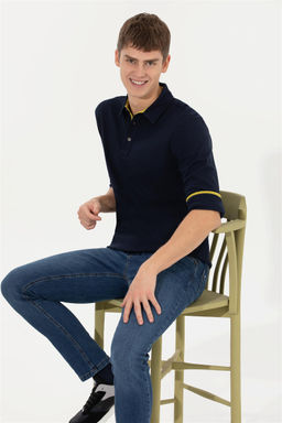 Мужская темно -синяя толстовка Неожиданная скидка в корзине - U.s. polo assn фото 3