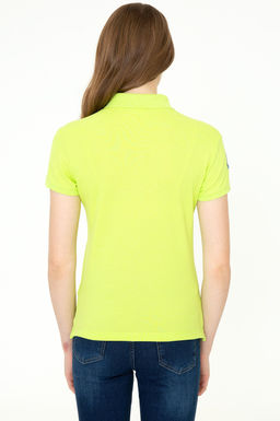 Женская базовая футболка фисташкового цвета Неожиданная скидка в корзине - U.s. polo assn фото 4