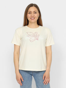 CRB wear/CSSW 60265-31 Футболка женская,бежевый/Ex.Cherubino