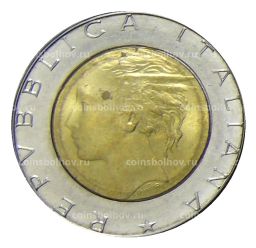 500 лир 1991 года Италия