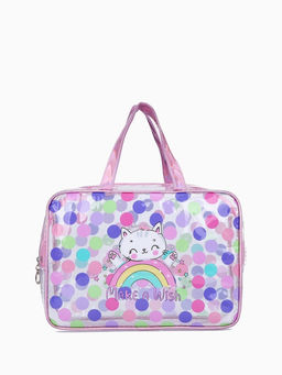 Набор косметичек для бассейна 2 в 1 «Котик», с рисунком, разноцветный