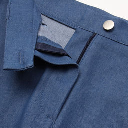 Юбка женская MINAKU: Jeans Collection цвет электрик, размер 50