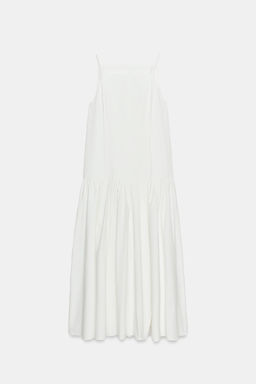 VESTIDO PLIEGUES ZW COLLECTION / Blanco - Zara фото 7