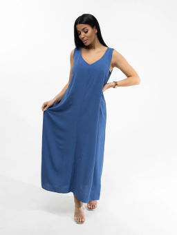 Платье женское, цвет синий