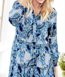 Платье, синее - Linea tesini фото 5