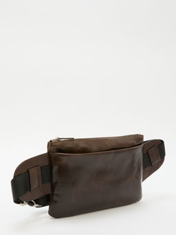 Мужская поясная сумка CALZETTI ADAM R Артикул 2419613, коричневый  фото 3