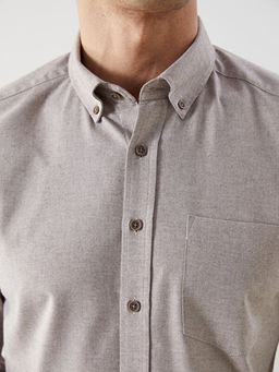 Regular Fit Oxford Cepli Erkek G?mlek