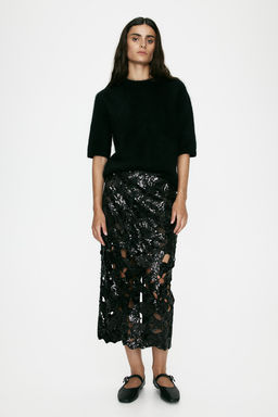 Falda de tubo con lentejuelas - H&m фото 2