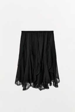 SKIRT WITH FRILLS - Zara фото 5