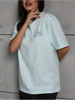 Футболка "Марго" Голубой Женская