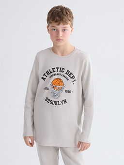 Bisiklet Yaka Erkek ?ocuk Pijama Tak?m?