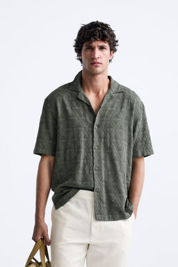GEOMETRIK JACQUARD GOMLEK - Zara фото 2