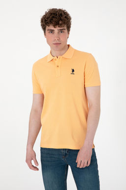 Erkek Slim Fit Polo Yaka Turuncu Basic Ti__rt Sepette S_rpriz _ndirim - U.s. polo assn фото 10