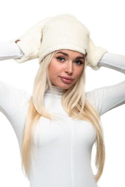 Шапка БУКЛЕ цвет Ваниль