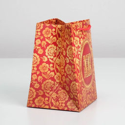 Цена за 3 шт. Пакет подарочный, упаковка на Пасху, «ХВ», 12×18×12 см