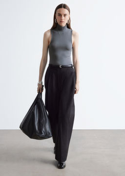 Top de cuello alto sin mangas - H&m фото 5