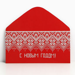 Цена за 10 шт. Конверт для денег «С Новым Годом», 16.5×8 см