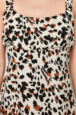 TRENDYOLMILLA K?rm?z? Cicekli Viskon Maxi Dokuma Elbise TWOSS24EL00613  фото 17