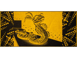 6с102.411ж1 На подиуме (слива1) (черное золото) Полотенце махровое 67х150см