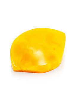 Сувенирный янтарь медового цвета 37х25х13