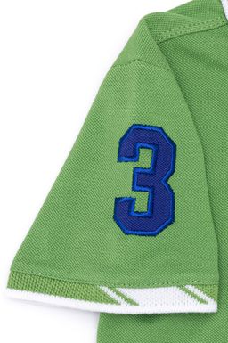 U. S. Polo Assn Зеленая футболка с воротником-поло для мальчика - U.s. polo assn фото 4