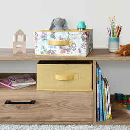 VAL LPY-BOX-2S2F Короба стеллажные, без крышки, 31*31*15 см, набор 4 шт., жёлт., ЛЮБИМЧИКИ, шт