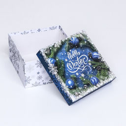 Коробка квадратная Чудес в Новом Году! , 19 19 10 см - Simaland фото 4