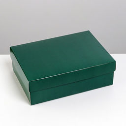 Цена за 2 шт. Коробка подарочная складная, упаковка, «Изумрудная», 21×15×7 см