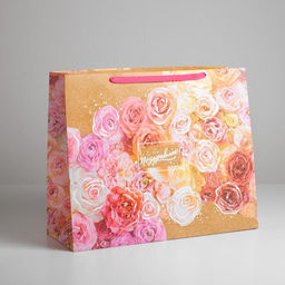 Пакет ламинированный горизонтальный Прекрасный праздник, XL 49 40 19 см