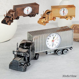 Часы настольные Контейнеровоз 30х6х10 см / F533 /уп 72/