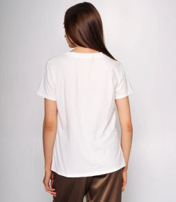 Футболка #ОКТ105003, белый - Dommod фото 3