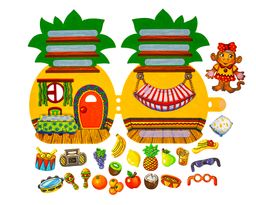 Развивающая книжка из фетра Ананас - Smiledecor фото 2