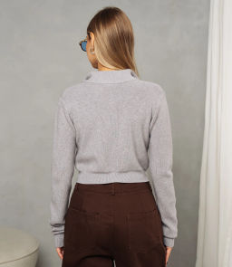 Джемпер #КТ121 (8), серый - Dommod фото 3