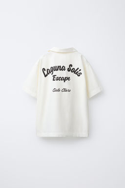 TEXT BOWLING SHIRT - Zara фото 2