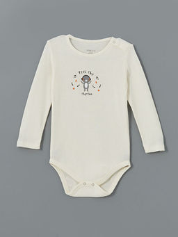 Bask?l? Erkek Bebek ??t??tl? Body